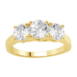 Yaffie Sparkling Diamonds: A 1.5ct 3-Stone Anniversary Ring