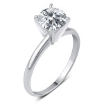 Experience Unmatched Brilliance: Yaffie Gold 1.5ct Round Diamond Solitaire Engagement Ring