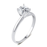 Golden Yaffie 1/2ct TDW Diamond Engagement Ring with a Sparkling Solitaire