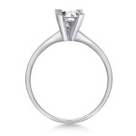 Enchanting Yaffie 1ct TDW Princess Diamond Solitaire Ring - Spark Love!
