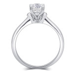 Sparkling Yaffie White Gold Diamond Ring - An exquisite 1ct TDW symbol of love