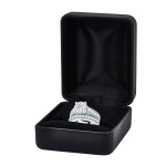 Sparkling Yaffie Diamond Bridal Set in White Gold with 2 1/2 Carats Total Weight