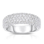 Sparkle in Style with Yaffie White Gold Diamond Pave Ring