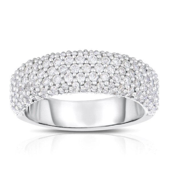 Sparkle in Style with Yaffie White Gold Diamond Pave Ring