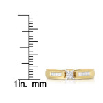 Sparkling Romance: Yaffie Gold Princess-cut Diamond Engagement Ring
