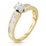 Sparkle with Yaffie 9/10ct Brilliant Diamond Engagement Ring