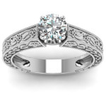 Yaffie White Gold Diamond Engagement Ring, a Timeless Heirloom