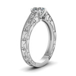 Heart-shaped 1/2 ct. Diamond Solitaire Ring GIA Certified by Yaffie in White Gold