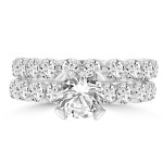 Yaffie La Vita White Gold Diamond Bridal Set, adorned with 3 2/5ct TDW, is simply vital!