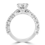 Yaffie La Vita White Gold Diamond Bridal Set, adorned with 3 2/5ct TDW, is simply vital!