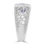 Vitalize with Yaffie La Vita Oval White Gold Tanzanite and Diamond Ring - 3.62ct for Glamour