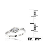 Dazzling Yaffie Gold Friendship and Love Ring with 2 Stones for Women, 0.25ct Diamonds Forever