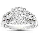 Designer Diamond Engagement Ring: Yaffie Gold 1.625ct TDW Beauty