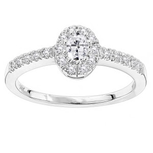 Yaffie Gold Unique Diamond Engagement Ring - 1/2ct TDW
