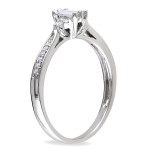 Baguette Cut Diamond Ring with 1/4ct TDW by Yaffie Gold
