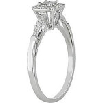Sparkling Yaffie Gold Ring with 1/5ct TDW Diamond