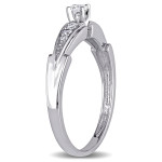 Dazzling Yaffie Promise Ring with 1/4ct TDW of White Gold Diamonds