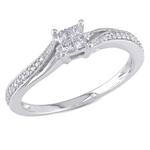 Diamond Brilliance: Yaffie White Gold 1/5ct TDW Ring