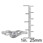 Diamond Infinity Promise Ring, 1/6ct TDW, in Yaffie White Gold