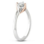 Sparkling Promise: Yaffie White & Rose Gold 1/2ct TDW Diamond Ring