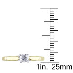 Make a Dazzling Statement with Yaffie White and Gold Diamond Engagement Ring