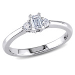 Golden Yaffie 3-stone Diamond Engagement Ring - 1/3ct Total Diamond Weight