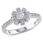 Engage in Elegance with Yaffie 1/2ct TDW White Gold Diamond Ring
