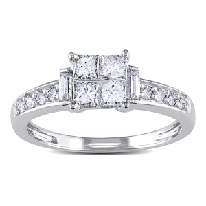 Unleash the Brilliance: Yaffie White Gold Diamond Engagement Ring