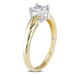 Yaffie Gold Sparkles with 1/2ct TDW Diamond Solitaire
