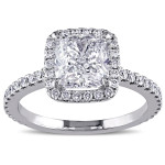 Yaffie Exquisite 19k White Gold Diamond Ring with 2 1/2ct TDW