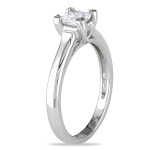 Princess-cut Diamond Solitaire Ring with 1/2ct TDW in Yaffie Platinum