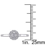 Yaffie Signature White Gold Diamond Ring with 1/4ct TDW
