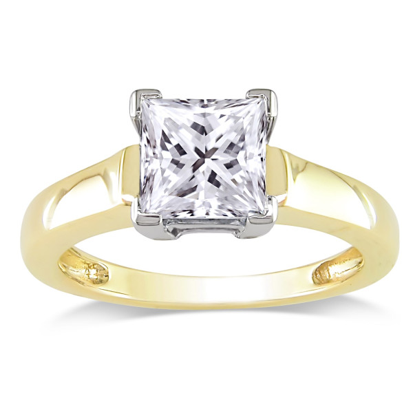 Certified 1 1/2ct TDW Diamond Solitaire Engagement Ring from Yaffie Signature Collection in Gold