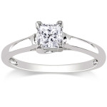 Certified 1/2ct Diamond Solitaire Ring from Yaffie Signature Collection in Gold