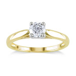 Golden Yaffie Signature Collection 1/2ct TDW Diamond Engagement Solitaire