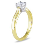 Yaffie Signature Gold Solitaire: The Perfect 3/4ct TDW Diamond Engagement Ring