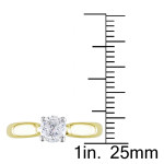 Yaffie Signature Gold Solitaire: The Perfect 3/4ct TDW Diamond Engagement Ring