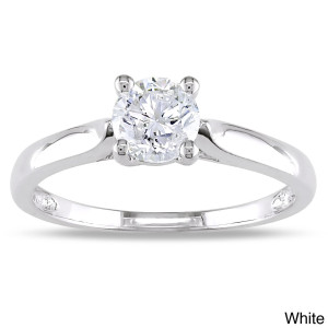 Signature Collection Gold 3/4ct TDW Diamond Solitaire Engagement Ring - Custom Made By Yaffie™