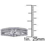 White Gold Diamond Bridal Set with Yaffie Signature Collection & 1 1/10ct TDW Certification