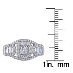 Yaffie Luxe White Gold Ring - 1 1/10ct TDW Diamond Certified