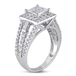 Yaffie Princess Diamond Ring - White Gold, 1 1/2ct TDW