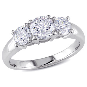 Signature Collection White Gold 1 1/4ct TDW Diamond Ring - Custom Made By Yaffie™