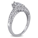 Stunning Yaffie Marquise Diamond Ring - 1 1/4ct White Gold Signature Collection