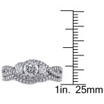 Bridal Ring Set - Yaffie Signature White Gold with 1 1/8 ct TDW Certified Diamonds