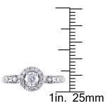 Yaffie Signature White Gold Diamond Ring with 1/2ct TDW