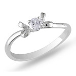 Dazzling Diamond Engagement Ring from the Yaffie Signature Collection in White Gold