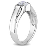 Certified 1ct TDW White Gold Diamond Solitaire Engagement Ring from Yaffie Signature Collection