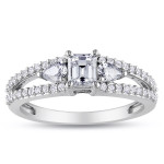 Say 'I do' in style with Yaffie Signature White Gold Diamond Engagement Ring