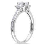 Radiant-Cut Diamond Ring by Yaffie Signature Collection in 1ct White Gold