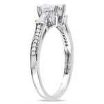 Diamond Ring by Yaffie Signature Collection in White Gold with 3/4ct TDW